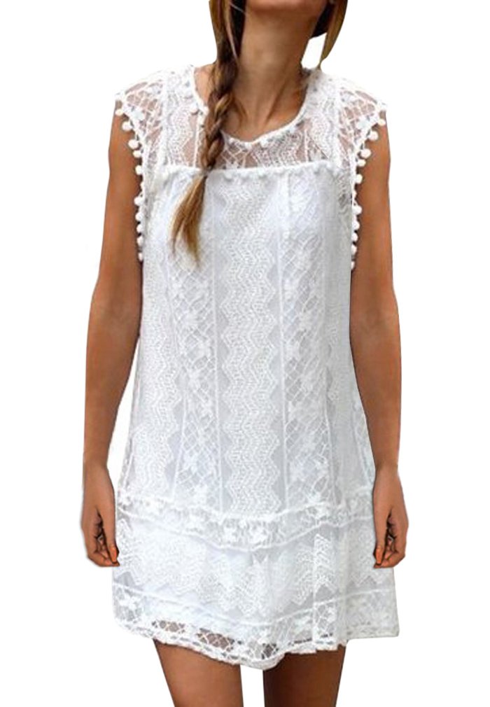 AIYUEWomen's Skirt - White - XL