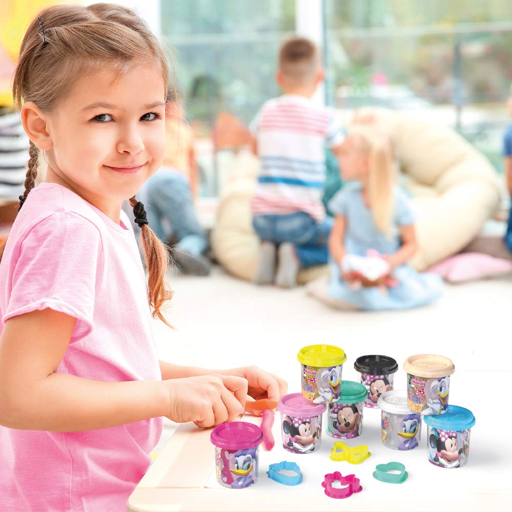Disney - Knetmasse für Kinder, 8 Dosen, Knetmasse, Kinder, 3 Jahre, ungiftig, weich, Lernspielzeug, Basteln, Kinder, Knete.