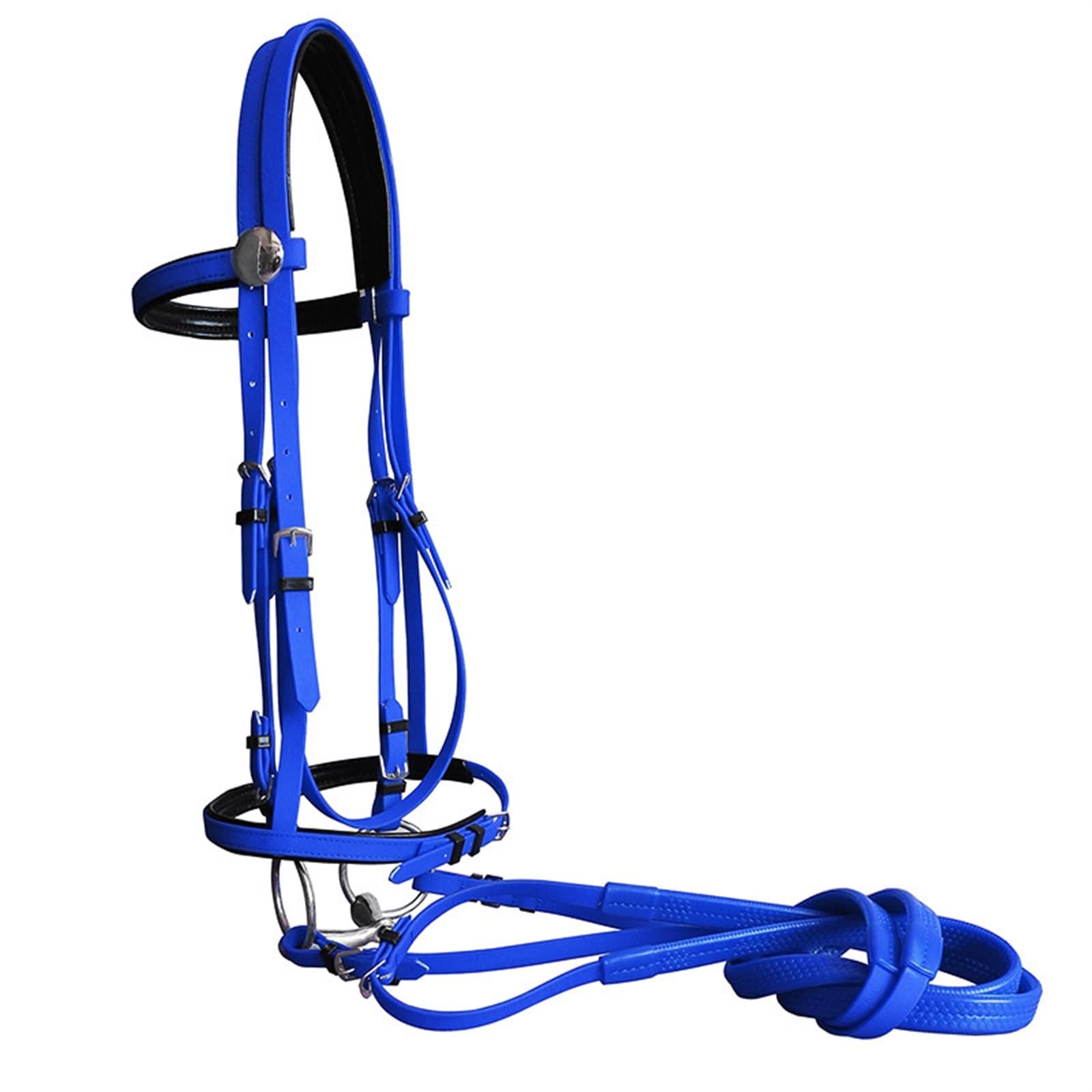 Cuello de cabeza de caballo, brida halter, equipo ecuestre duradero de PVC para carreras, equitación y entrenamiento, equipo esencial para montar a caballo