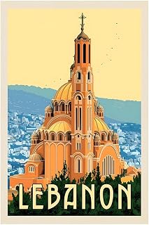 Lebanon - Vintage Travel Poster (11x17Inches)