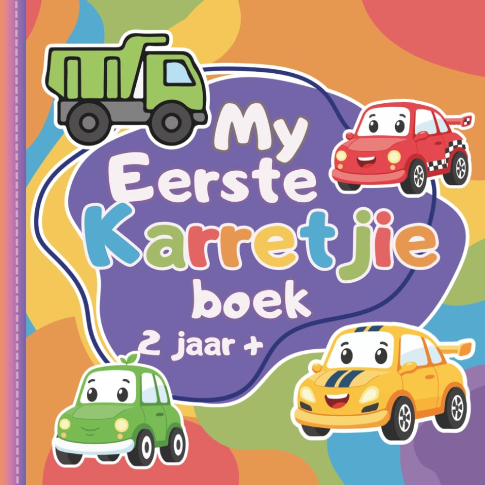 My heel eerste karretjie inkleurboek vir kinders van 2–4 jaar: Groot, eenvoudige ontwerpe om kreatiwiteit en fyn motoriese vaardighede te ontwikkel | Perfek vir klein handjies (My eerste boekies)