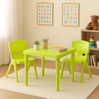 Nilkamal Genius Strong &amp; Durable Plastic Table for Kids | Toy Table |Study Table| Laptop Desk | Dining Breakfast Table for...