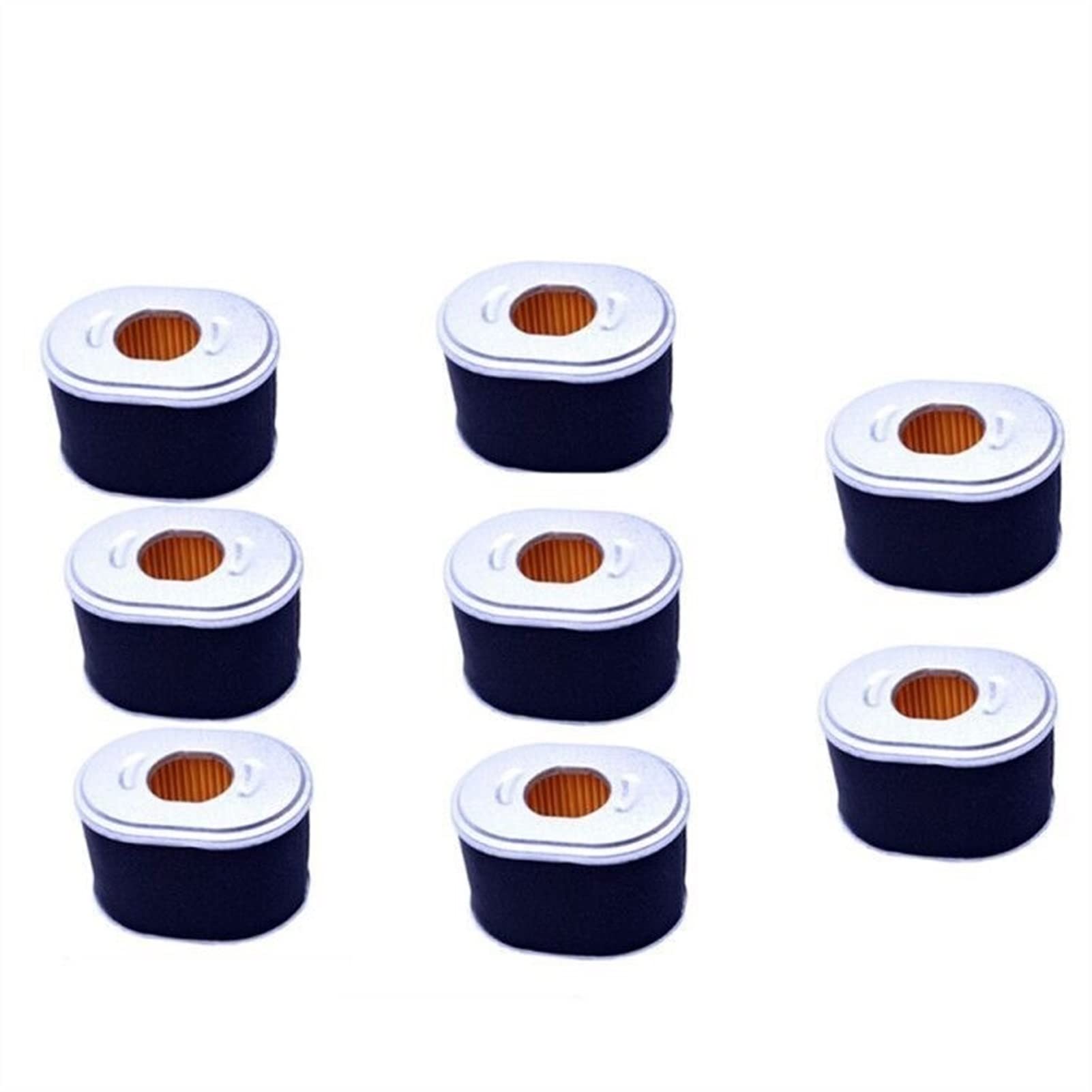 limpiador de aire del cortacésped, 10 Uds filtro de aire GX120 GX140 GX160 GX200 5.5HP 6.5HP cortacésped motor de gasolina (Size : 8Pcs)
