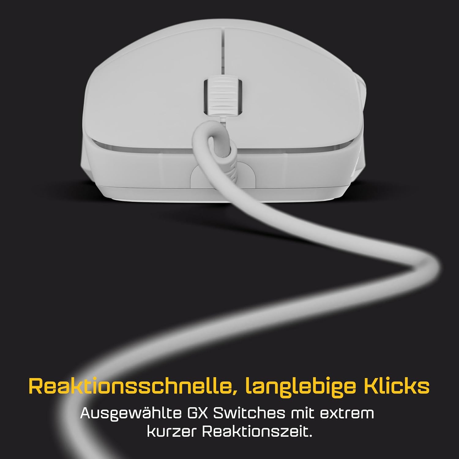 ENDGAME GEAR XM2 8K v2 Gaming Mouse White Frost – 30K DPI Optical Sensor, 8000Hz Polling, Claw Grip Design for Medium to Large Hands, Lightweight (52.5g)