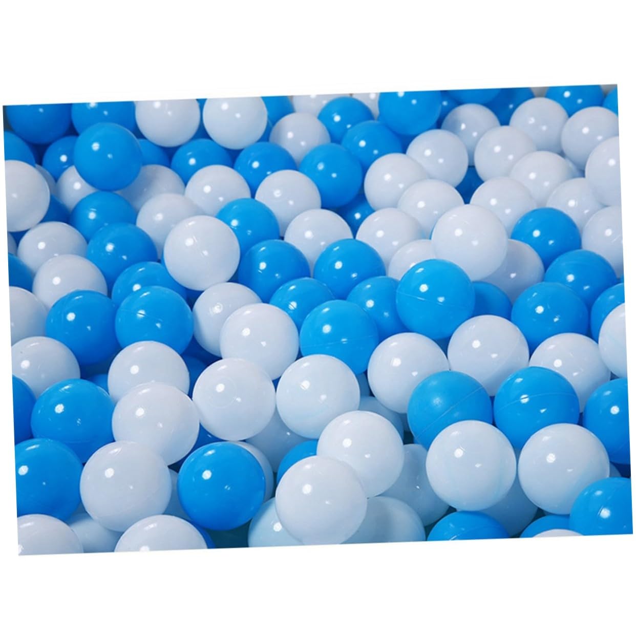 TOYANDONA Bolas de Plástico Gruesas 7cm 50 Piezas PE para Bebés y Niños