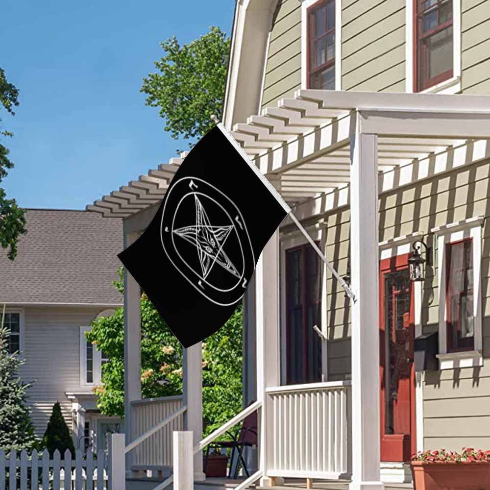 BAPHOMET Satan Beelzebub Demon 5x3 Feet FLAG 150cm X 90cm - Foto 5