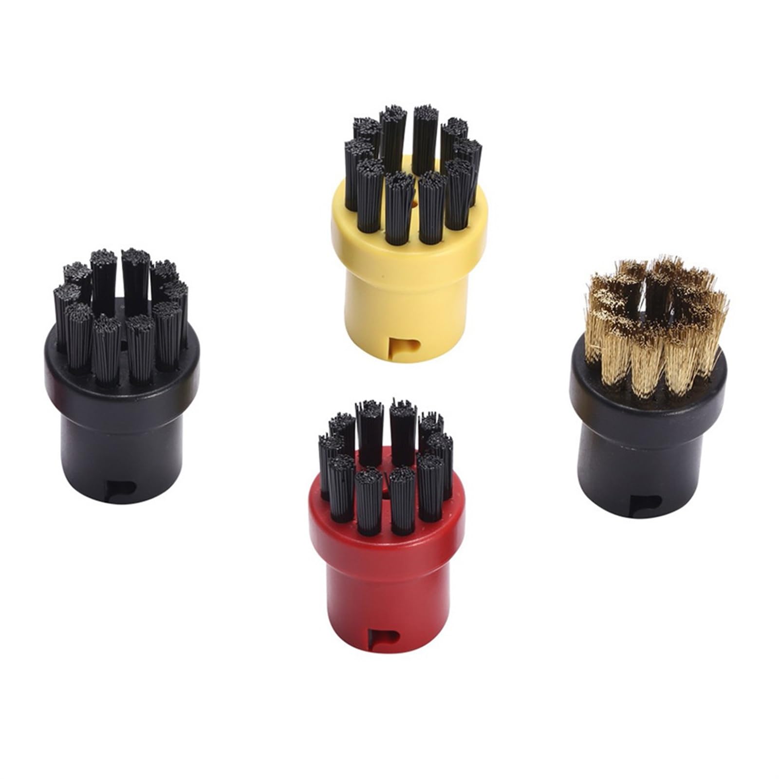Lot de 4 Chiffons de ponçage en Microfibre for Sol, Housses, brosses Rondes for buse à Main, nettoyeurs Vapeur SC 2/SC 3/SC 4/SC 5 pièce de Rechange pour Nettoyeur Vapeur