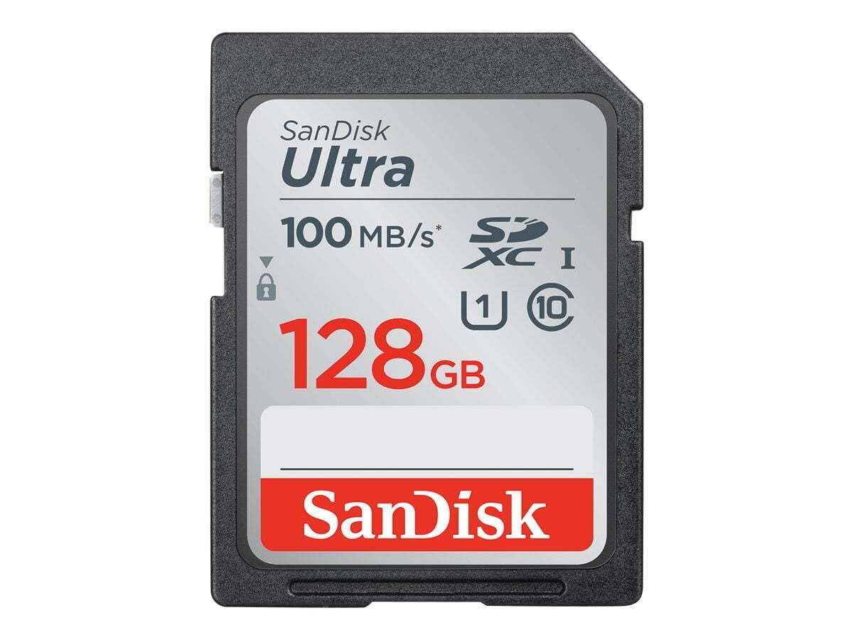 SanDisk Ultra UHS I 128GB SD Card 140MB/s for DSLR and Mirrorless Cameras, 10Y Warranty