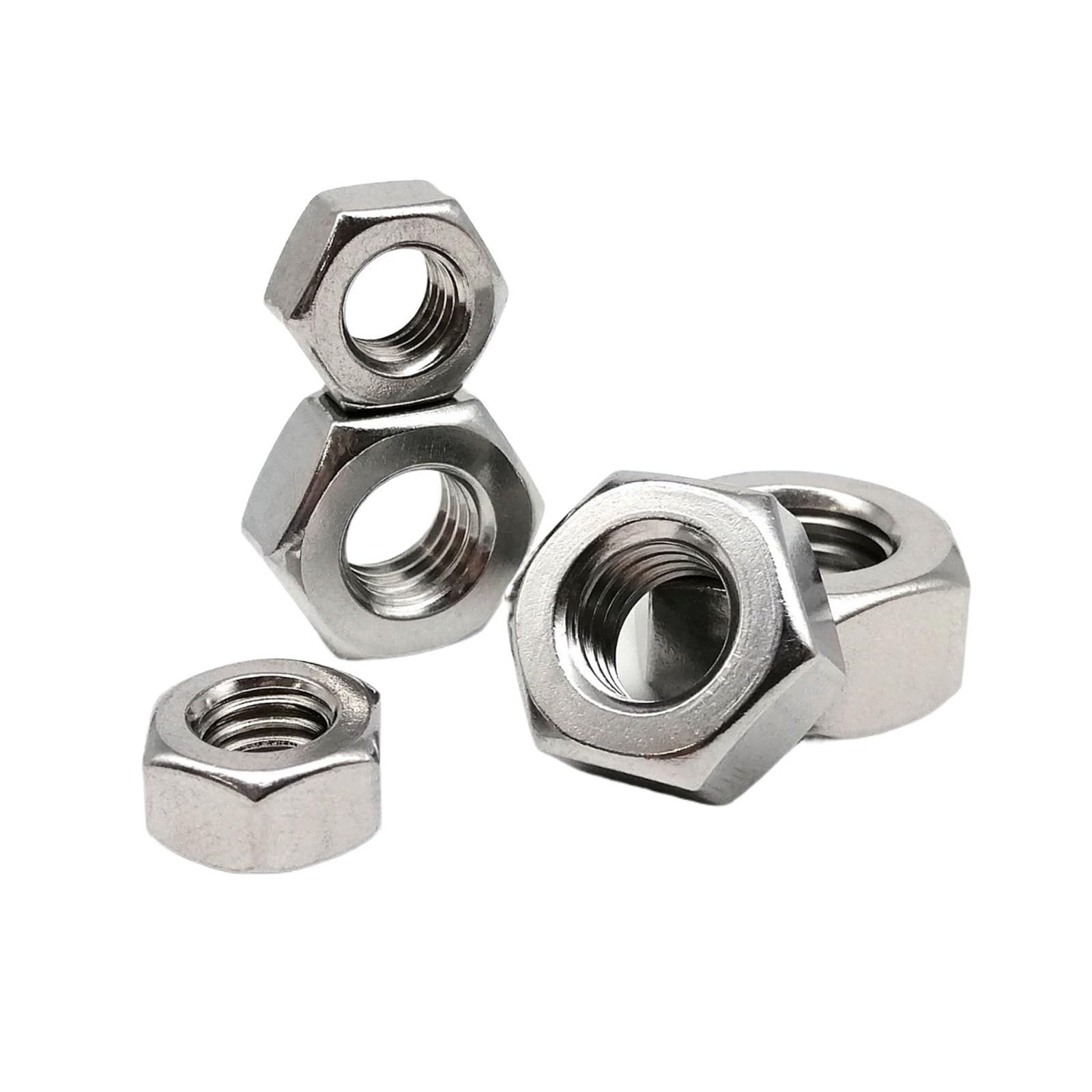 Tuerca hexagonal giratoria de acero inoxidable 304 con rosca izquierda M3-M20(M12)