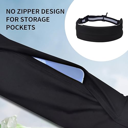 Miniatura 2 de Bolsa de cinturón para correr, bolso de cintura reflectante, adecuado para todos los teléfonos móviles, bolso de cinturón para correr de mujer,