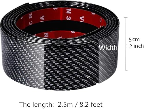 Miniatura 7 de Youngine Protector universal de fibra de carbono para umbral de puerta de automóvil, autoadhesivo, flexible, protector de adhesivo para auto, SUV,