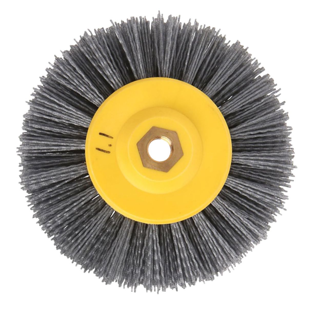 Beavorty Cepillo de Pulido de Nylon para Amoladora, Rueda Pulidora Práctica para Eliminar Óxido y Acabado en Procesos de Maquinado o Molino Colgante