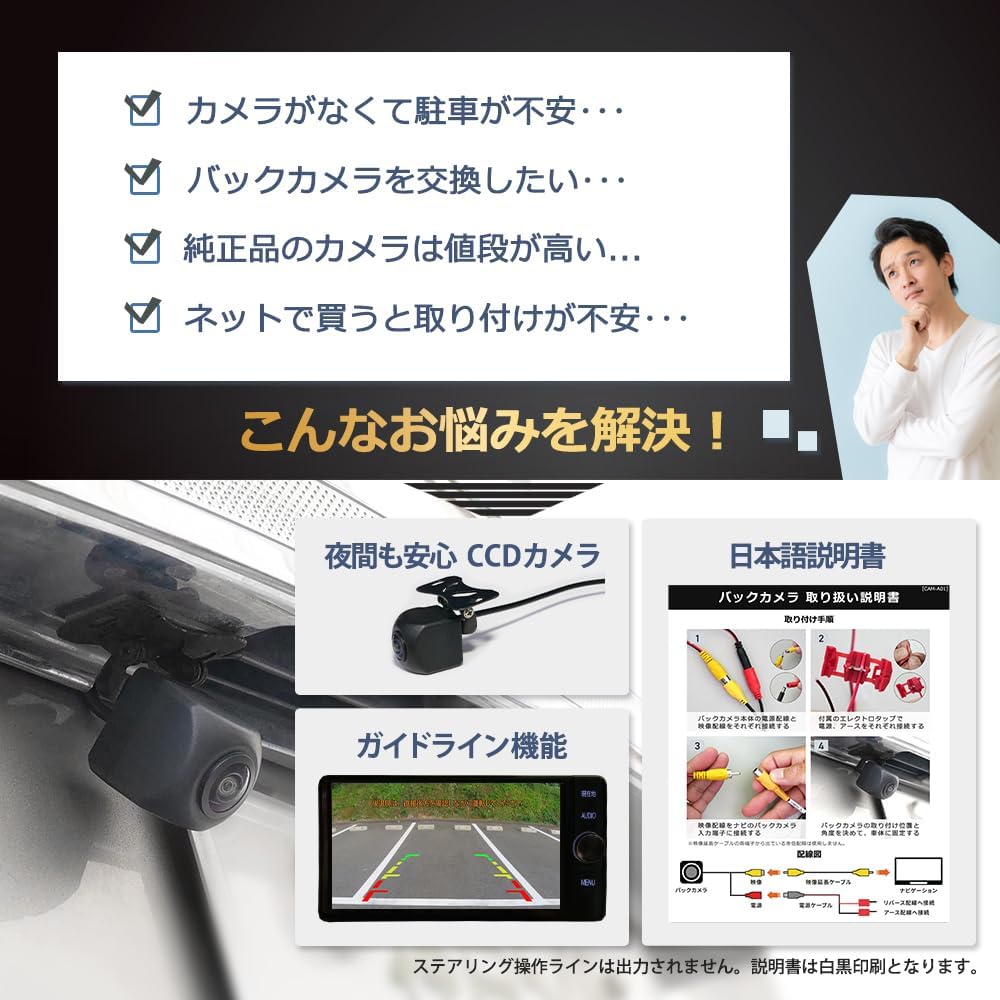 Amazon.co.jp: バックカメラ 車 パナソニック 対応 変換 ストラーダ