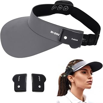 Smart Sun Visor Hat with Bluetooth Music, Light Sport Sun Visor for Men Women, UV Protection Cap for Hiking, Golf, Beach