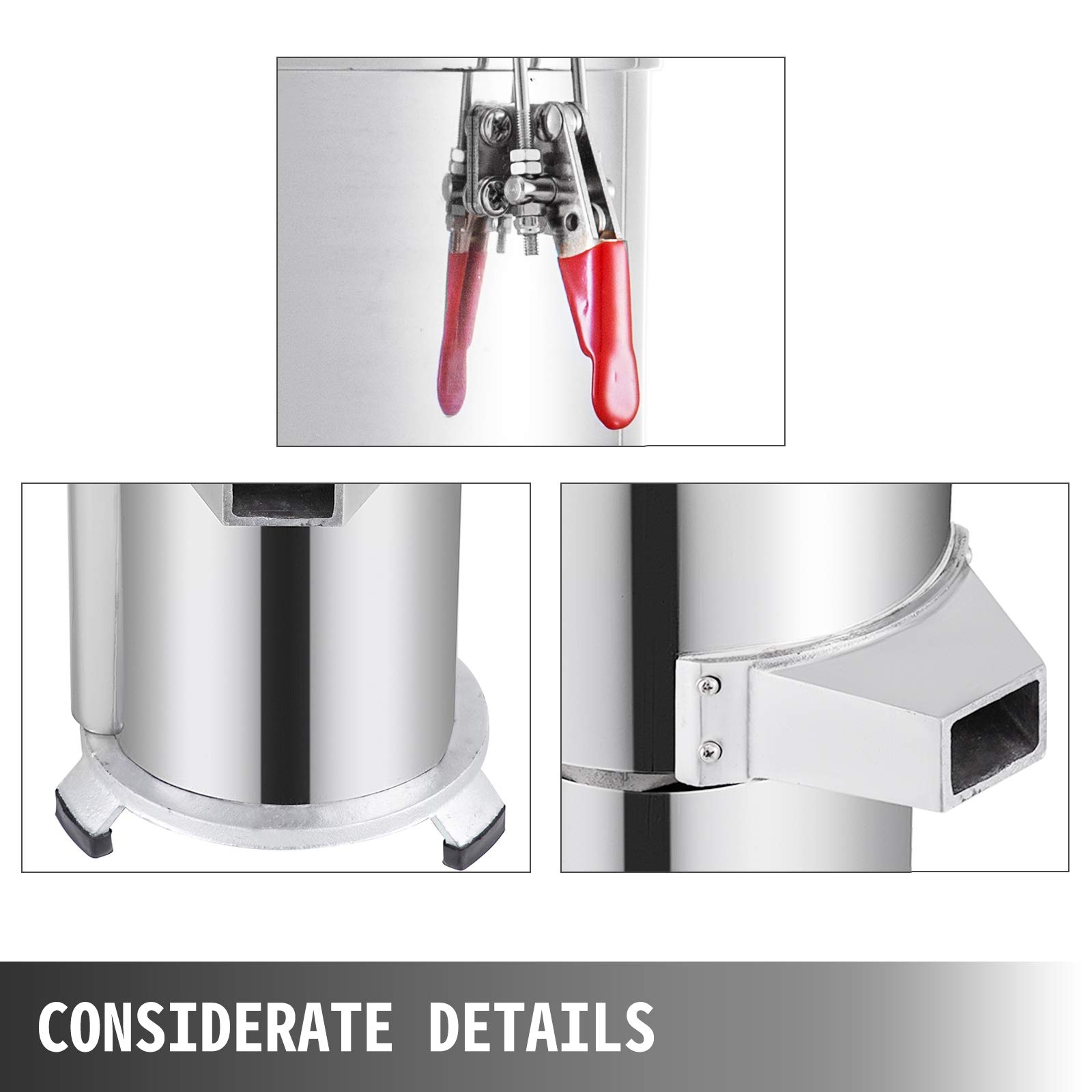 Machine à Beurre De Cacahuète électrique 15kg/h - 1100W - HR-100Y - Inox - 110V