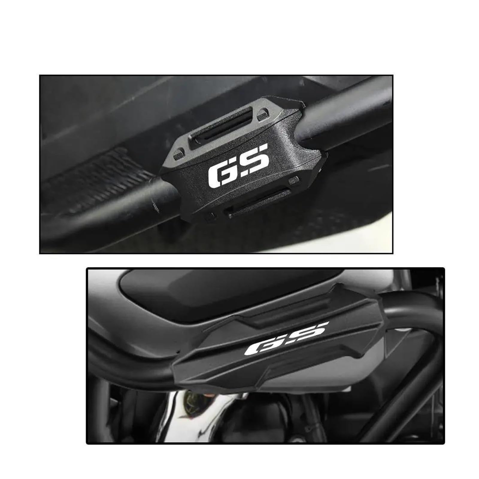 Dekorativer Schutzblock Motor Sturzbügel Schutz Stoßstange Dekorativer Schutzblock FÜR BMW R1250GS R1200GS LC R 1200 GS LC Abenteuer GS 1250 ADV(Black3)