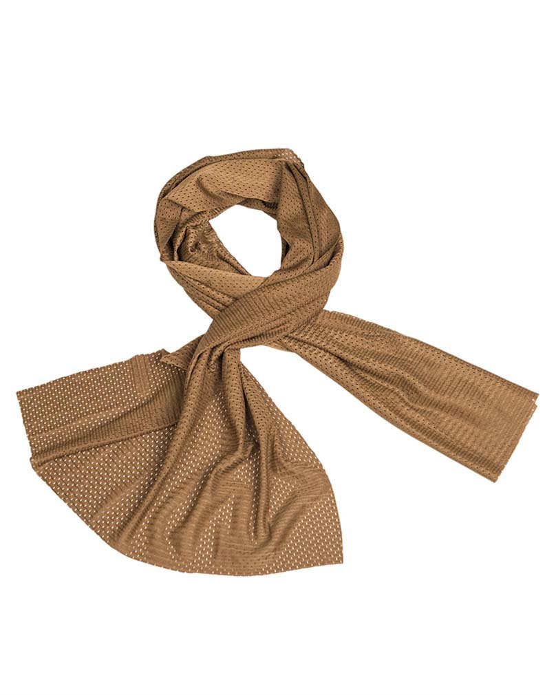 Mil-Tec Unisex Dark Coyote Mesh Scarf