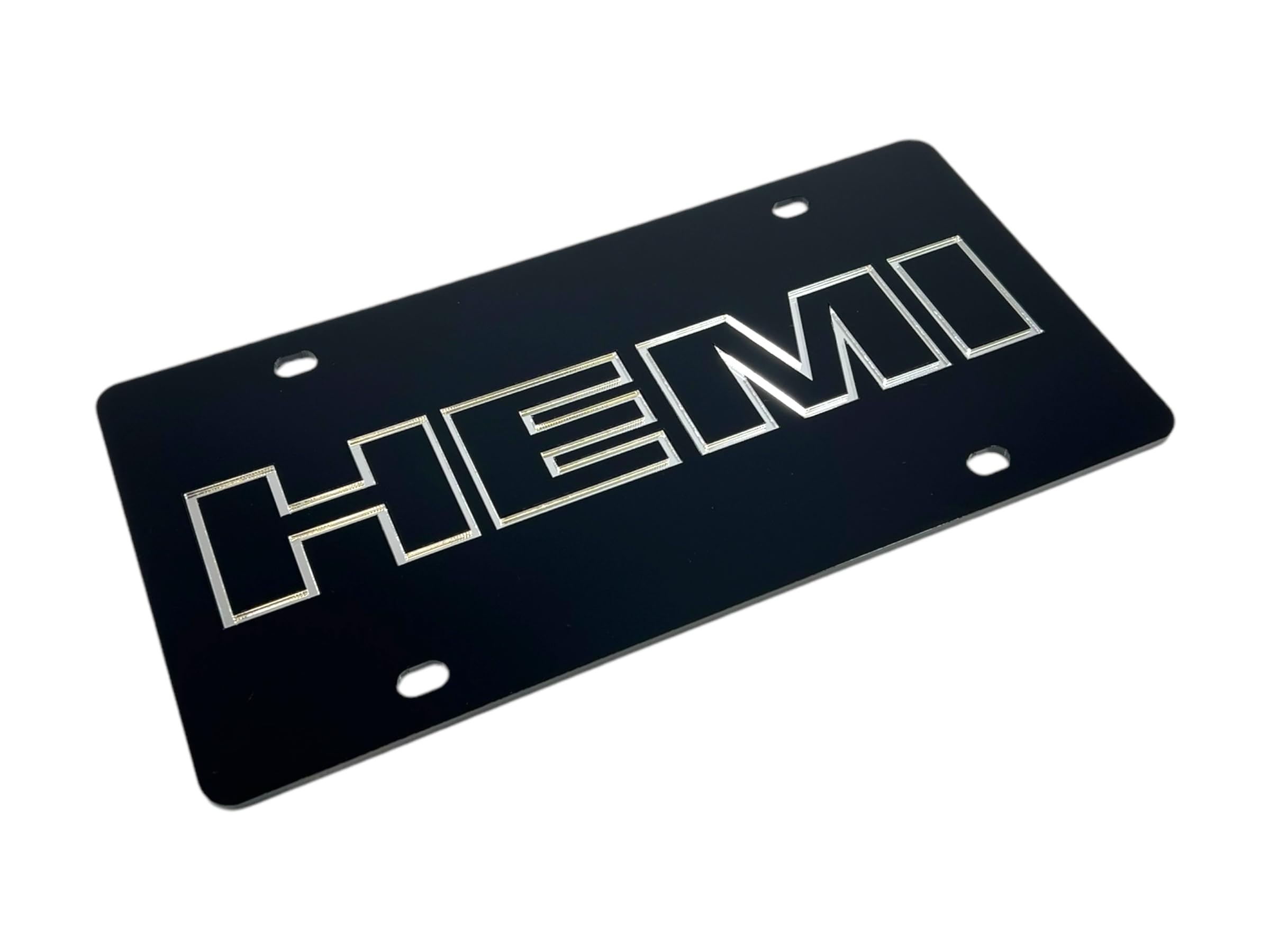 Eurosport Daytona- Compatible with -, HEMI Acrylic License Plate
