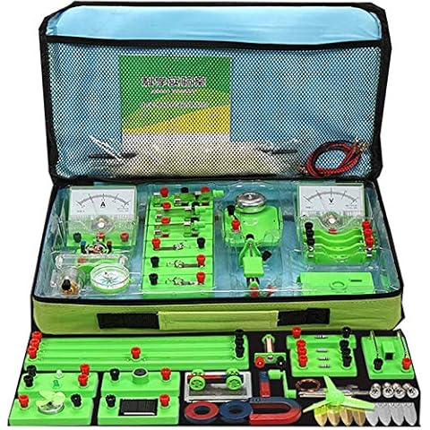 STEM Physik Elektrizität und Elektrische Magnetismus experimente Wissenschaftslabor Grundlegende Schaltungslern Starter Kit für Kinder, Junior, Senior High School Schüler Elektromagnetismu,bausatz Cover