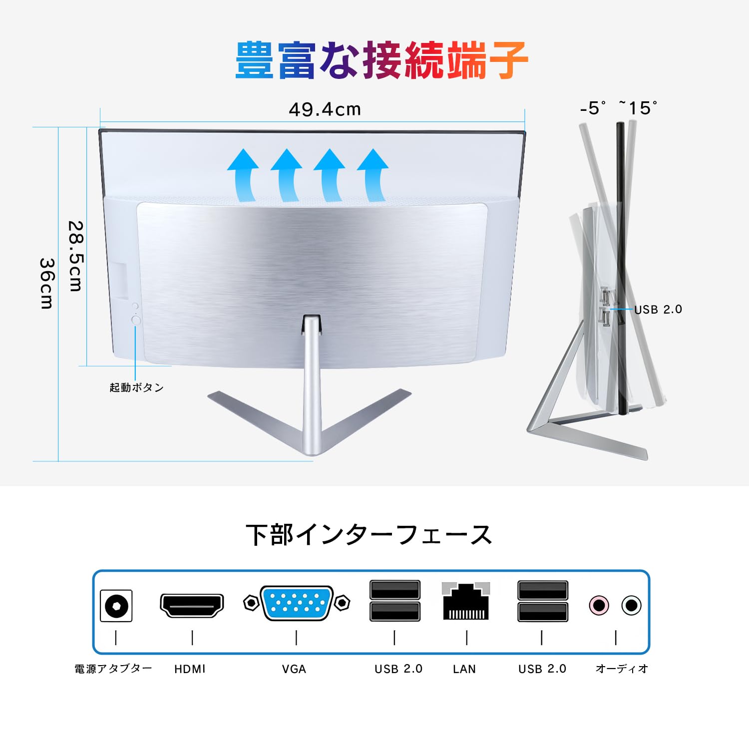 Amazon.co.jp: デスクトップパソコン一体型 SOOYA 22インチ Core i5 第