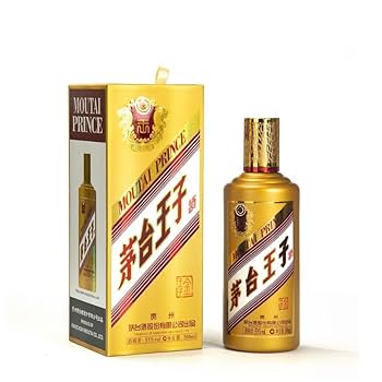 Amazon.co.jp: 茅台王子酒 金王子 アルコール53度500ml 2023年