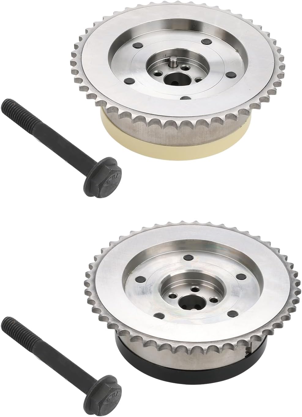 JDMON Variable Valve Timing (VVT) Sprocket Compatible with Buick Lacrosse Regal Verano, GMC Terrain, Chevy Equinox HHR Cobalt 2009-2016 2.4L L4 Replace 12621505 12578516 917-270 917-254（2PCS)