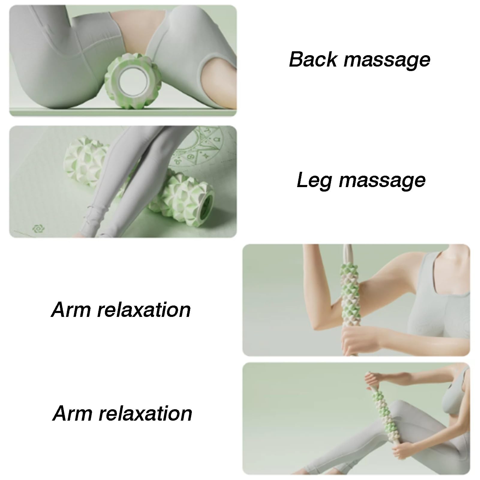 Rouleaux En Mousse Haute Densité, Outil De Massage Athlétique Ferme