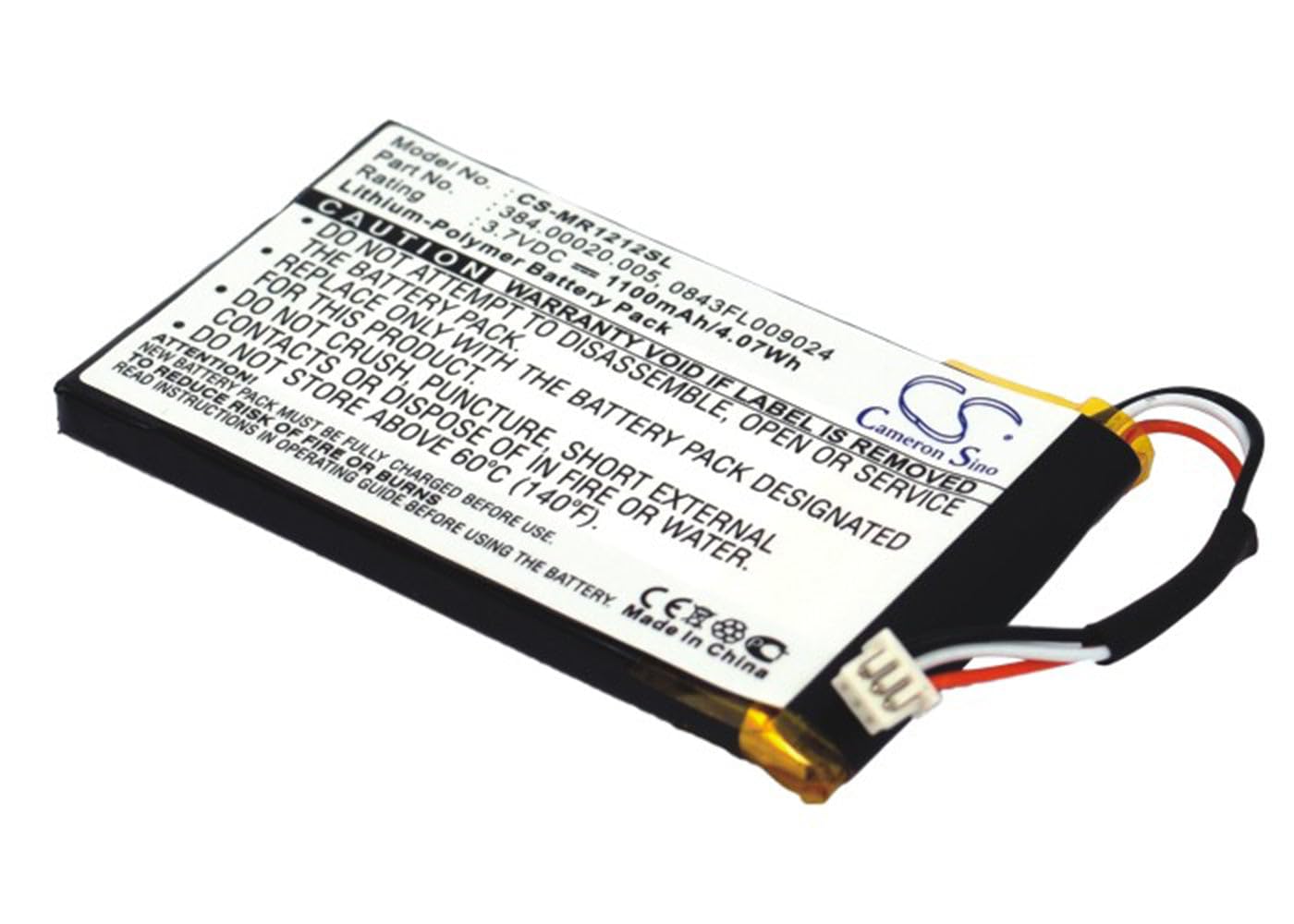 VINTRONS 1100mAh Battery for Magellan RoadMate 1212, RoadMate 1217, RoadMate 1220,