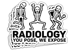 (Set of 3) Radiology Stickers for Medical Professionals: Show Your X-Ray Pride