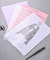 Vista 8 de 50PCS Clear Plastic Document Folders, US Letter/ A4 Size 14C (1.4mm) Thick Clear Transparent Document Folders Copy Safe Project Pockets Lightweight