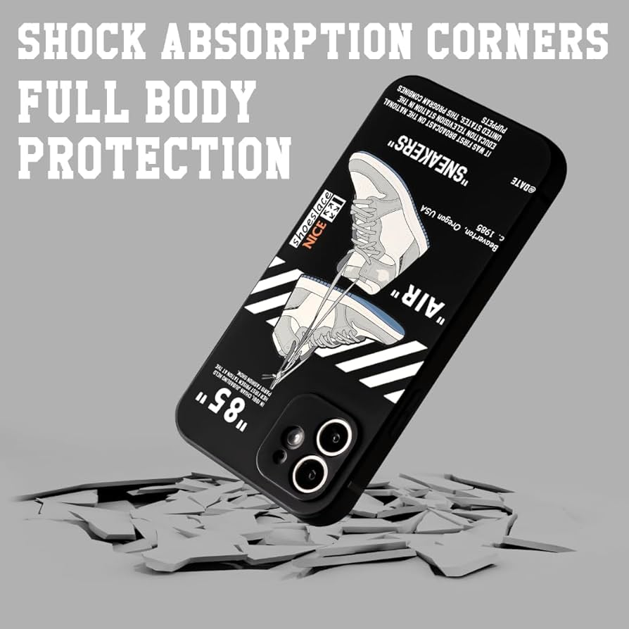 Cool Phone Case for iPhone 13 Pro - Basketball Shoes Drop