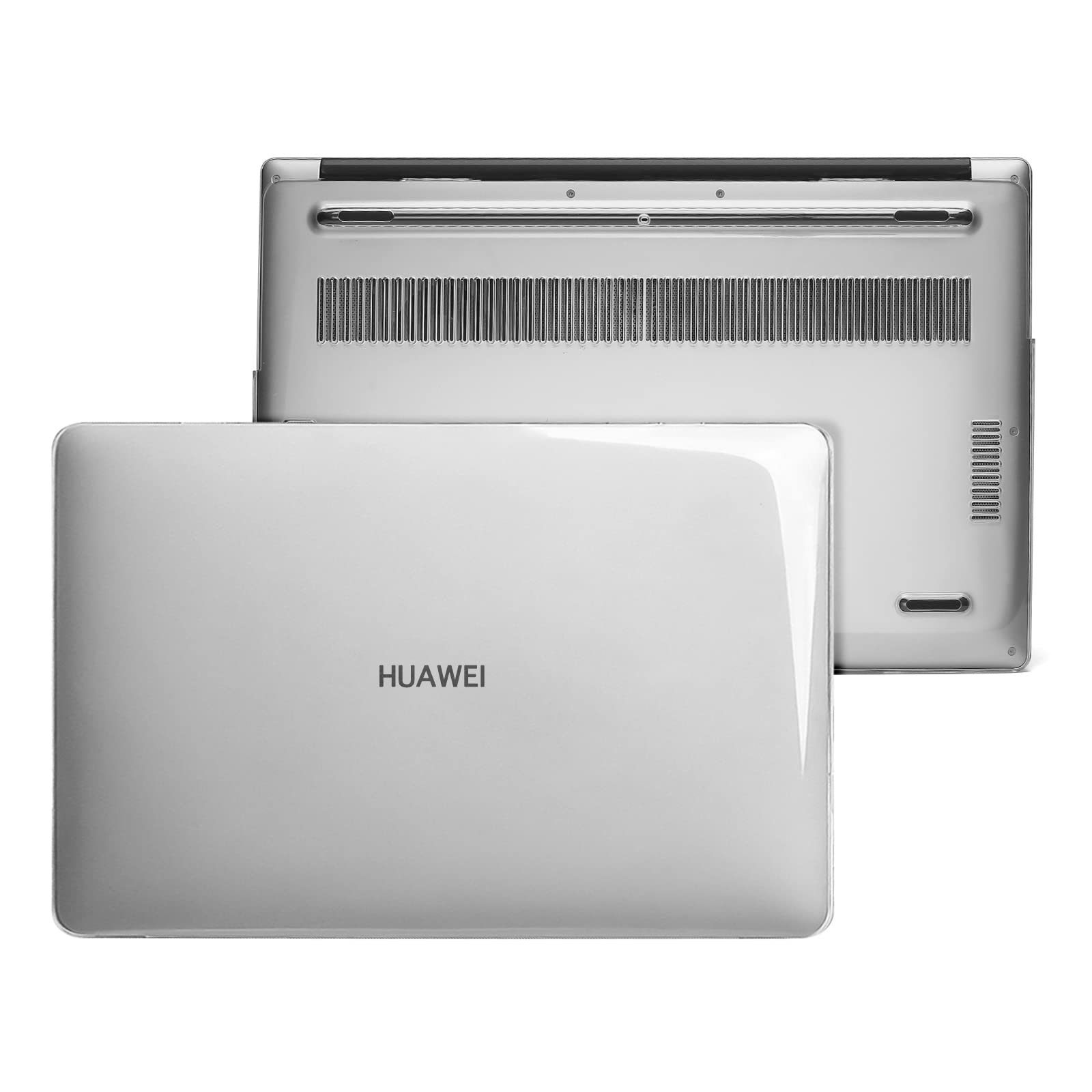 MOSISO Custodia Rigida Solo Compatibile con Huawei MateBook D 14 Pollici Versione 2020 2019, Custodia Protettiva in Plastica Rigida, Cristallino