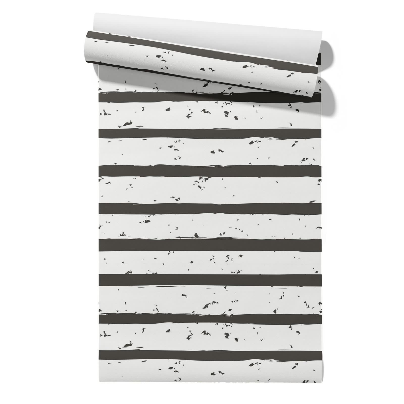 Cevan Style 4 Living Room Wallpaper Flowers Self Adhesive Covering Stripe Elegant Art 45X300cm