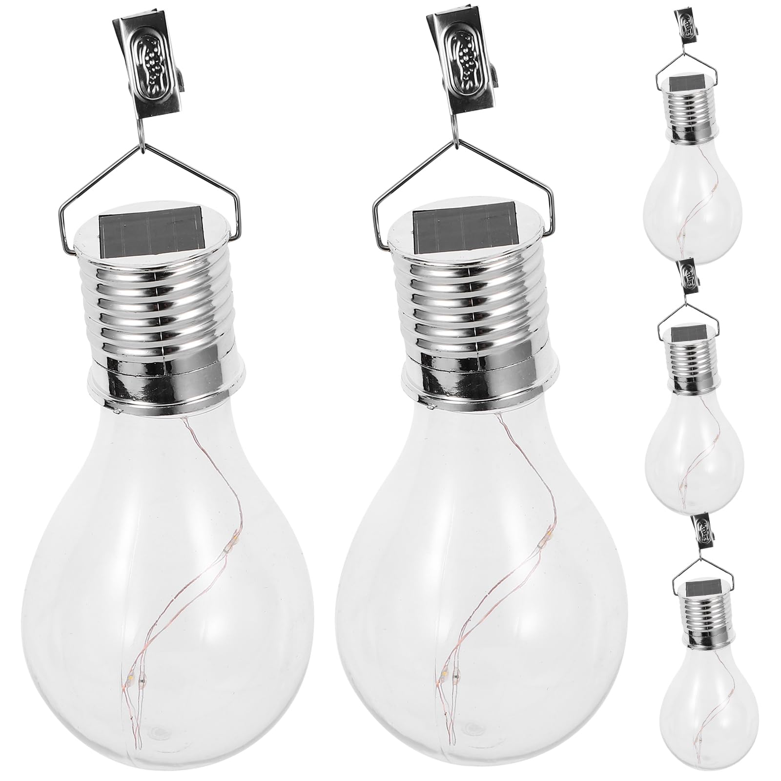 UPKOCH 5 Pz Lampadina Solare Luci Esterne Per La Casa Lampadine Al Coperto Lampadine a Led Lampadina a Led Luce Da Campeggio a Led Lampada a Sospensione Addominali Portatile