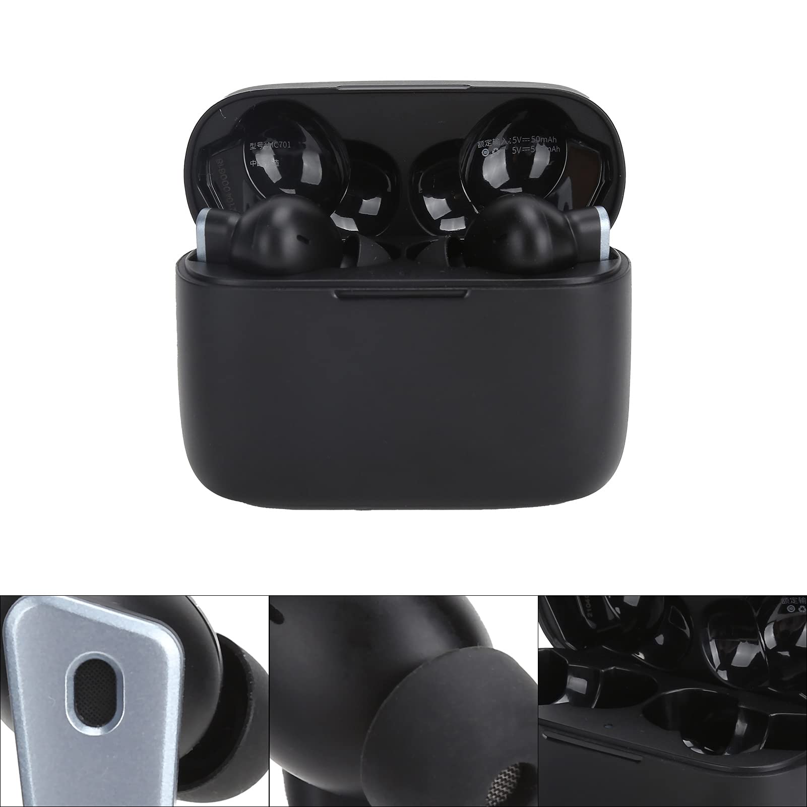 Auricolari Wireless Cuffie con Riduzione del Rumore Ad Alte Prestazioni per Giochi, per Connessione Stabile, qualità del Suono Chiara e vestibilità Comoda, ABSDiametro altoparlante: 10