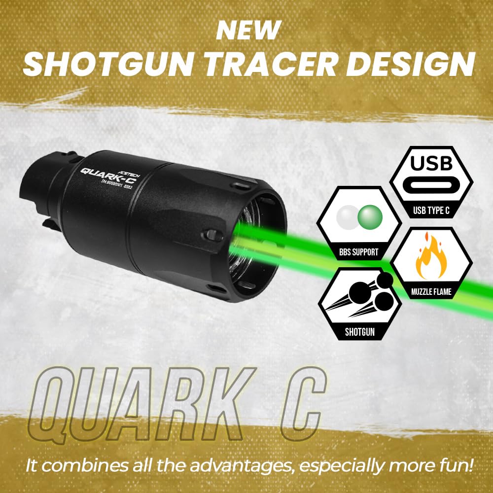 Amazon.co.jp: ACETECH Quark シリーズトレーサーユニット、蓄光BB弾
