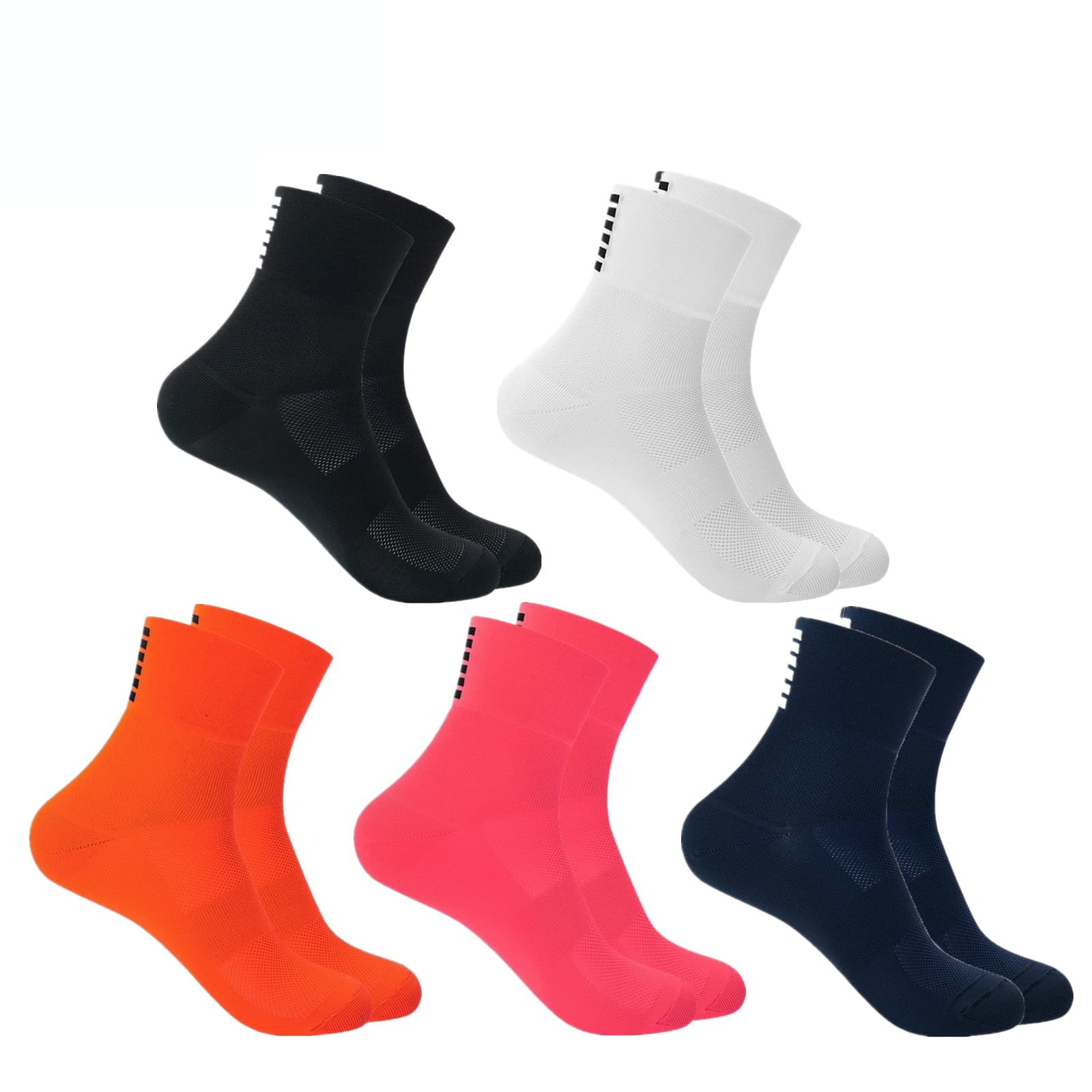 Herren Socken Sport Atmungsaktives Rennrad Männer Und Frauen Professionelle Fahrrad Socken 5St