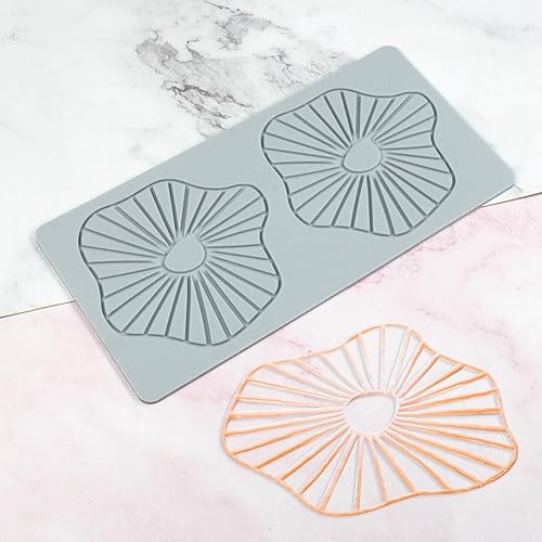 Miniatura 7 de Molde de encaje de silicona Love para tartas, tapete de impresión de fondant, tapete de encaje con patrón de corazón para decoración de tartas, día