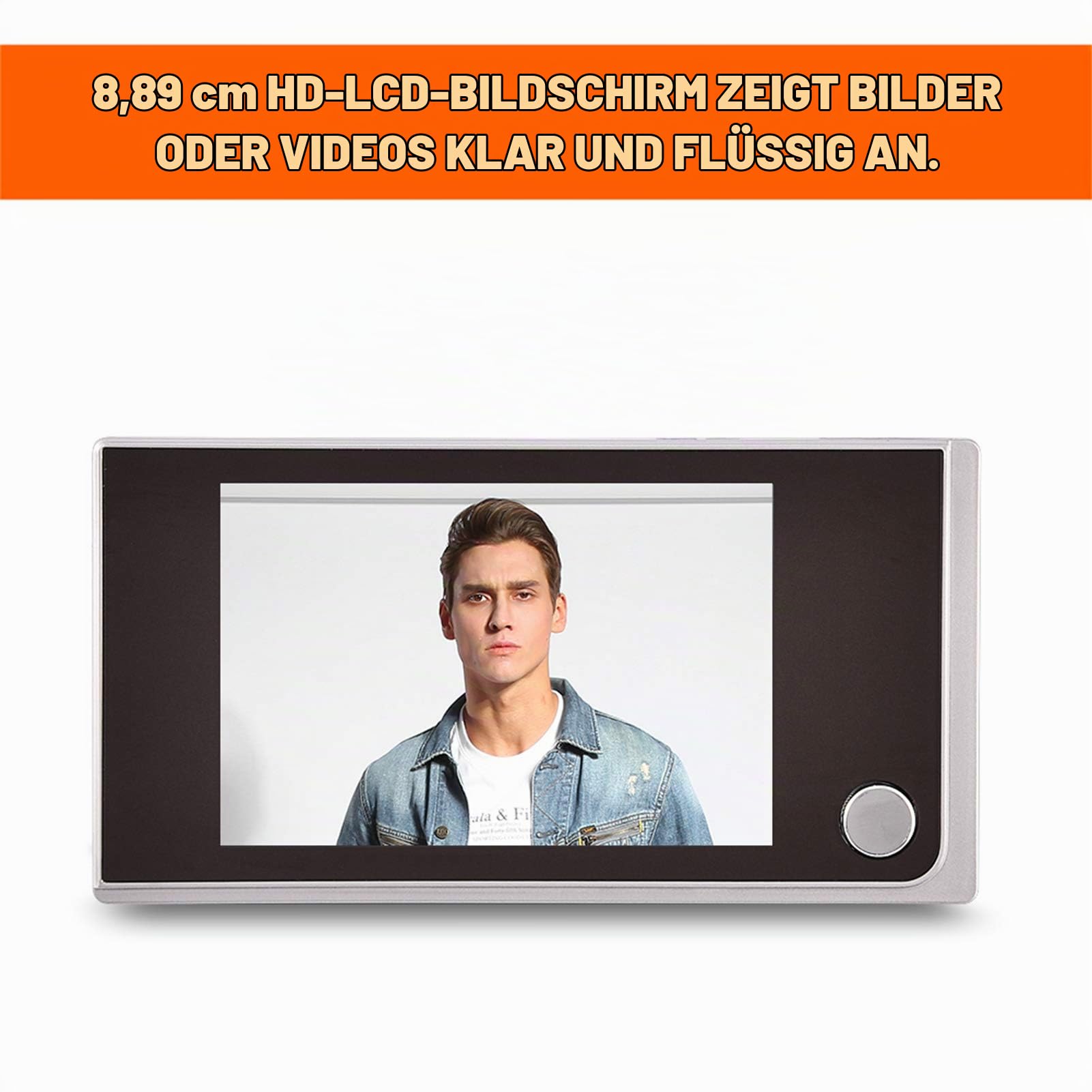 Elektronischer Türspion Peephole Viewer Türklingel Türspion mit LCD-Bildschirm Tür Viewer Türklingel mit Überwachungskamera Bewegungserkennung
