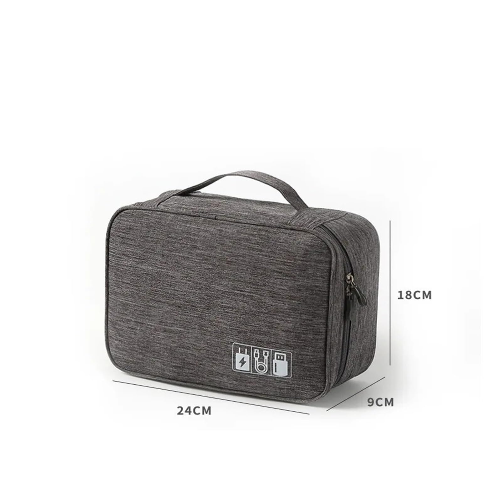 Torba na akcesoria elektroniczne, 2 szt. Cyfrowy organizer elektroniczny Przenośna wtyczka ładowarki USB do transmisji danych(Color 5)