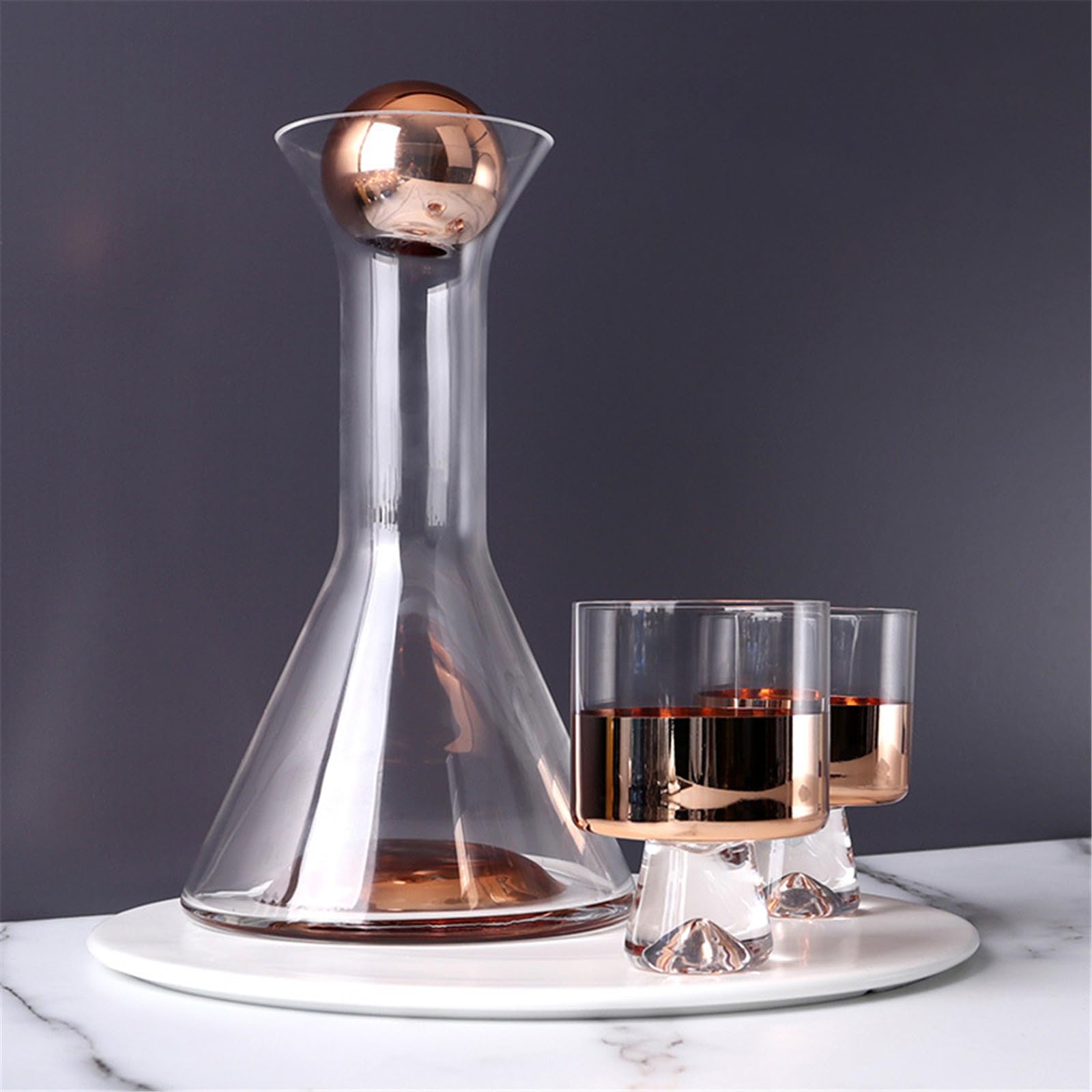 Elegante jarra de agua de cristal con capacidad de 1 5 litros con detalles dorados para reuniones familiares, cenas, fiestas y uso diario. Jarra de cristal Utensilios de cocina modernos