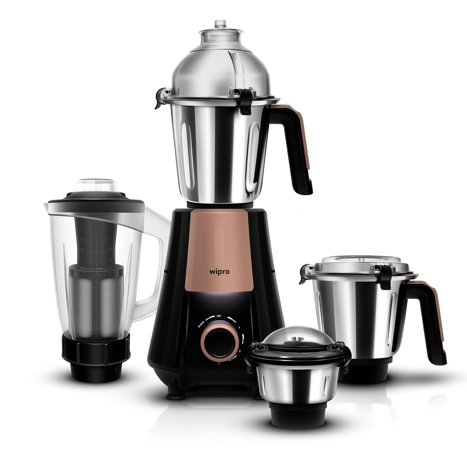 Wipro Elato Divine FMG 215 800 Watt Mixer Grinder with...