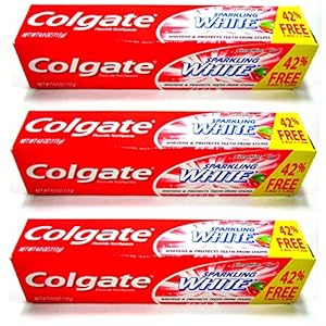 (Pack of 3) Colgate Sparkling White...