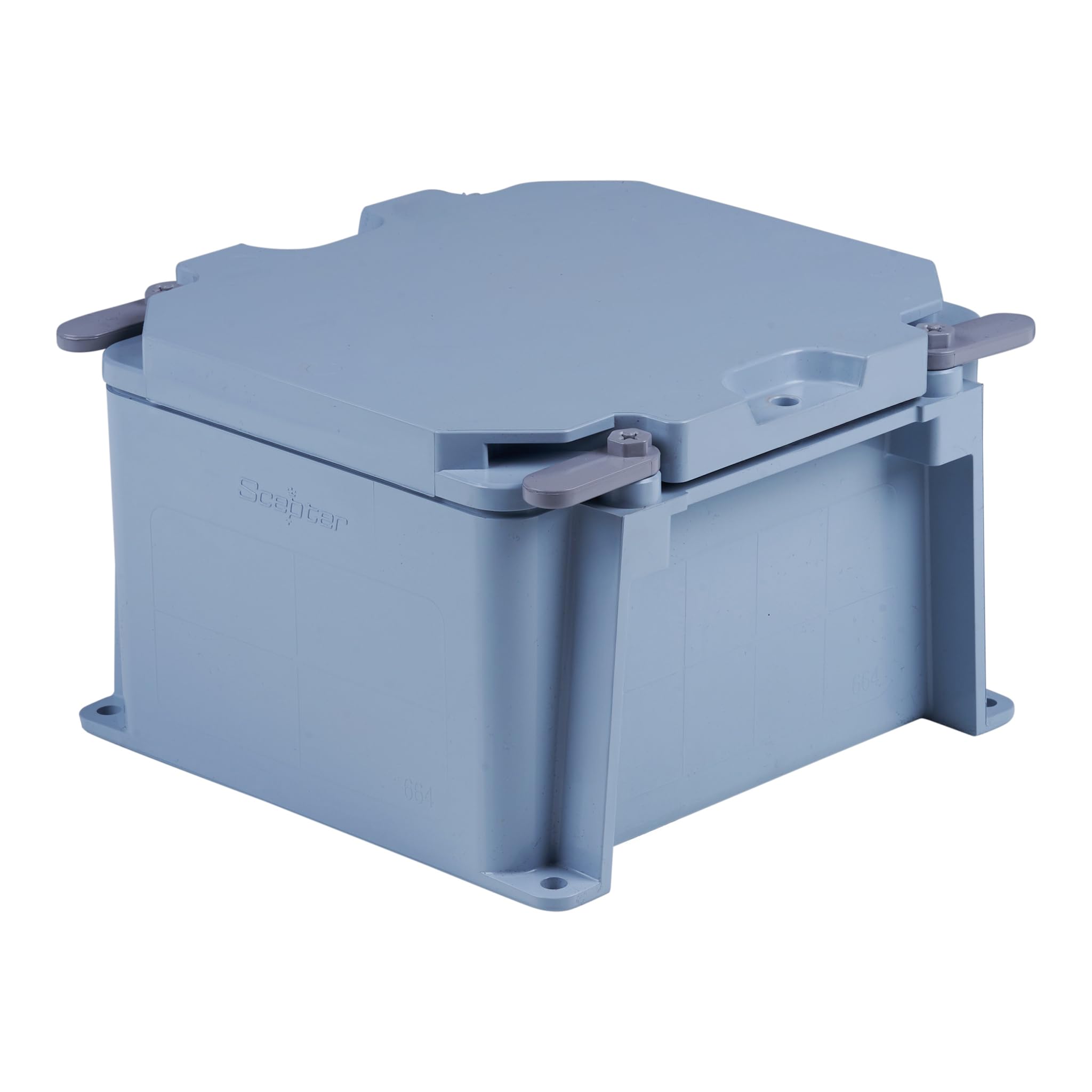 IPEX JBX664 PVC Junction Box 6 Inch x 6 Inch x 4 Inch 172.05 Cubic