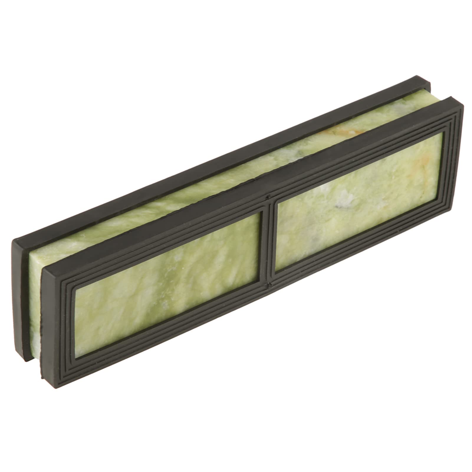 Pietra Per Affilare Coltelli A Grana 10000 In Smeraldo Naturale Con Base Drenante Dimensioni 200x50x25mm Pietre Affilatura