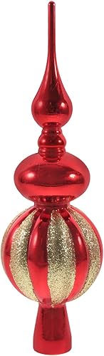 Miniatura 10 de Artibetter Decoración única para árbol de Navidad, remates de árbol de Navidad pintados a mano, decoraciones de temporada de vidrio, hermosas,