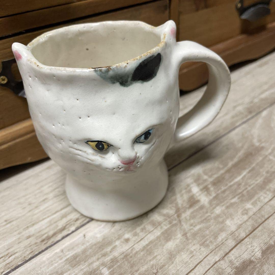 Amazon.co.jp: 松浦唱子さん 猫 オッドアイ マグカップ : おもちゃ