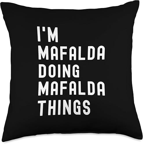 I'm Mafalda Doing Mafalda Things Throw Pillow