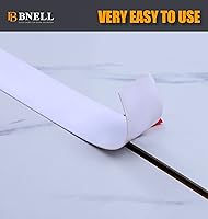 Vista 30 de Bnell Tira de transición de suelo, tiras autoadhesivas para suelos laminados, tira divisora plana de vinilo para el suelo para unir huecos del suelo