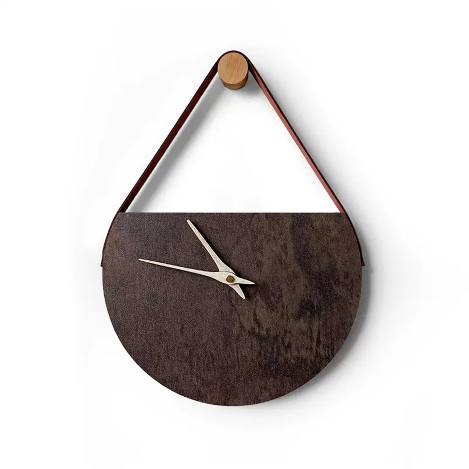 EINES Wall Clocks Living Room Wall Clock Modern minimalist Wall Clock Creative Bedroom Decorative Wall Watch Household Mute Hole-free(A)